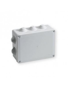 Boîte de dérivation étanche Pico 190x140 Prof. 70 grise à tétines IP55 960°C IBOCO B05537 2
