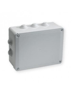 Boîte de dérivation étanche Pico 300x220 Prof. 120 grise à tétines IP55 960°C IBOCO B05539 2