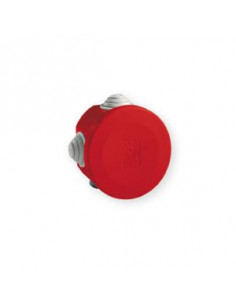 Boîte de dérivation étanche Pico diam. 60 Prof. 35 rouge à tétines IP55 960°C IBOCO B05542 2