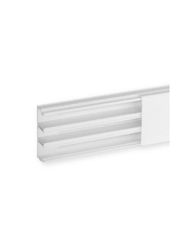 Moulure Optima TM 52x20 3 compartiments blanche IBOCO B08810