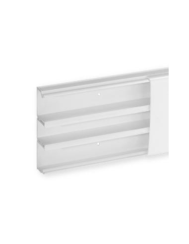 Moulure Optima TM 80x22 3 compartiments blanche IBOCO B08811