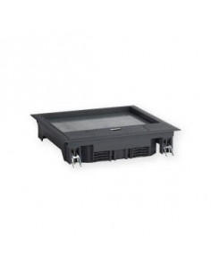 Boîte de sol TerCia BDS-C45 12 modules prof encastrement 80mm Dim 219x219mm Gris IBOCO B45410