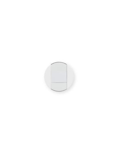 Interrupteur Optima simple porte-étiquette va-et-vient ou bouton poussoir blanc IBOCO B88025
