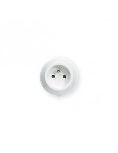 Prise Optima 2 pôles + terre blanche IBOCO B88100