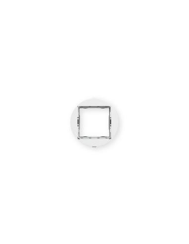 Support Optima pour appareillage 45x45 blanc IBOCO B88450