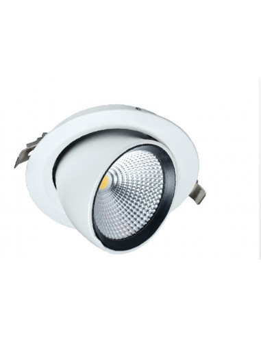 Downlight led SNAIL 180 escargot orientable blanc 35W 3000K LITED SNAIL-35WW