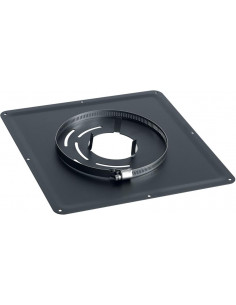 Plaque de propreté 300x300 noire D80 TEN 126080
