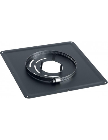 Plaque de propreté 300x300 noire D80 TEN 126080