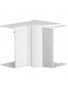 Angle intérieur variable pour LF/LFF60090 h 90mm x p 60mm RAL 9016 Pure HAGER LFF6009049016
