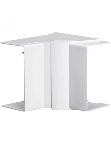 Angle intérieur variable pour LF/LFF60090 h 90mm x p 60mm RAL 9016 Pure HAGER LFF6009049016
