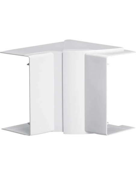 Angle intérieur variable pour LF/LFF60090 h 90mm x p 60mm RAL 9016 Pure HAGER LFF6009049016