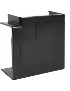 Angle plat queraz enclipsage direct pour GBD(A)50085 RAL 9011 noir HAGER GBD5008559011
