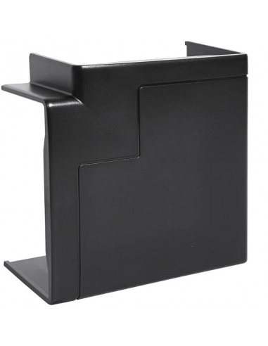 Angle plat queraz enclipsage direct pour GBD(A)50085 RAL 9011 noir HAGER GBD5008559011