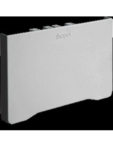 Embout pour goulotte d'installation GBD 50x85mm PVC couleur Alu HAGER GBD500856ALU