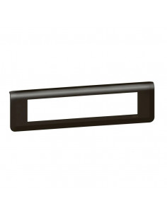 Plaque de finition horizontale Mosaic pour 10 modules noir mat LEGRAND 079010L