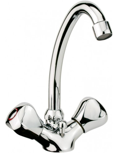 Mélangeur DOMAO 50 lavabo avec vidage PAINI SPA AD51
