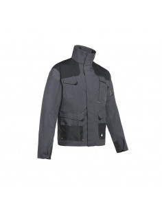 Veste multipoches FOURNIER gris/noir taille S FRANCE TEXTILE PRODUCTION 1201/SGRI