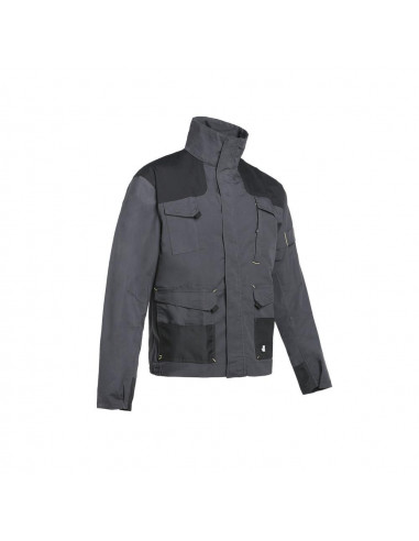 Veste multipoches FOURNIER gris/noir taille XXL FRANCE TEXTILE PRODUCTION 1201/XXLGRI