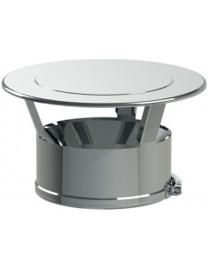 Chapeau plat isolé DUOTEN D80/130 + bride TOLERIE EMAILLERIE NANTAISE 594088