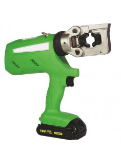 Presse de sertissage e-hydraulique 5T livrée avec valise, chargeur et batterie. MICHAUD HD031