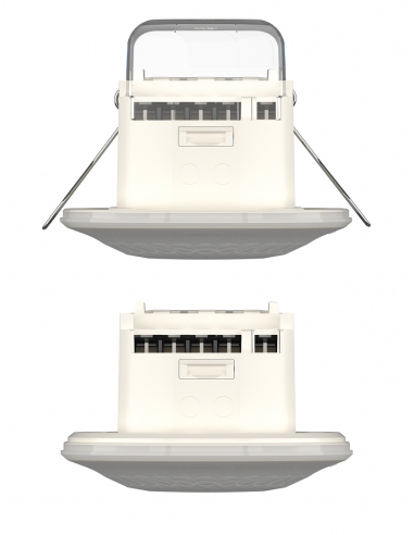 Détecteur présence encastré plafond 360° blanc 2 contacts THEBEN 1030053
