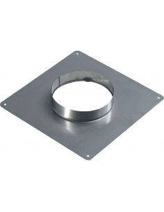 Plaque étanchéité haute inox 155 / 161mm TEN 096155