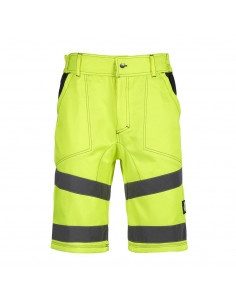 Bermuda haute visibilité ALDRIN jaune taille 46 FRANCE TEXTILE PRODUCTION 1223/46JAU
