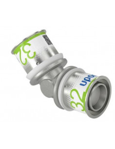 Coude 45° à sertir écrou S-PRESS 50 UPONOR FRANCE 1046914