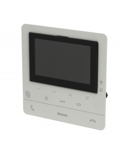 Poste intérieur écran 5pouces Classe 100X connecté avec boucle inductive Blanc BTICINO BT344682 2