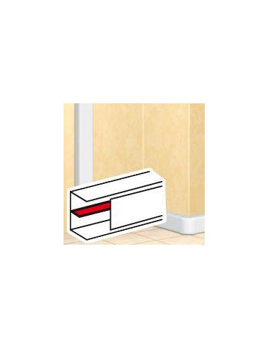 Cloison de séparation pour goulottes DLP monobloc 65x150mm ou 65x195mm blanc LEGRAND 010583
