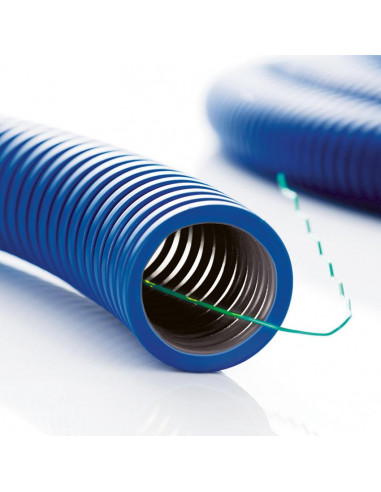 Conduit ICTA TurboGliss® Ø32mm pour courant fort avec tire-fils RAL5010 LEGRAND 05132