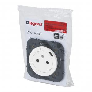 2P+T/1XUSB C 1P BLANC COMPO LEGRAND 095220 2