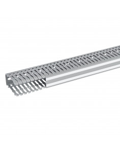 Goulotte Lina25 40x80mm PVC gris RAL7030 longueur 2m LEGRAND 636008