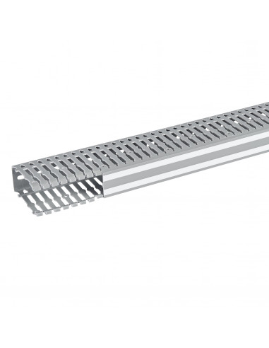 Goulotte Lina25 40x80mm PVC gris RAL7030 longueur 2m LEGRAND 636008