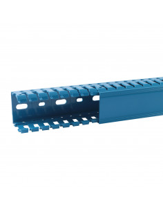 Goulotte sans halogène 40x40mm PC/ABS bleu LEGRAND 636256