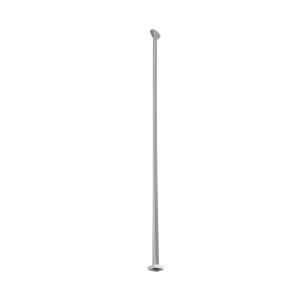 Kit Ovaline hauteur 2,7m pour alimentation colonnette 1 compartiment par le plafond chapeau blanc et Ovaline alu LEGRAND 653060