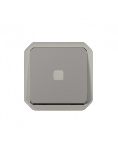 Interrupteur ou va-et-vient témoin sans Neutre 4AX 250V Plexo composable gris LEGRAND 069515L