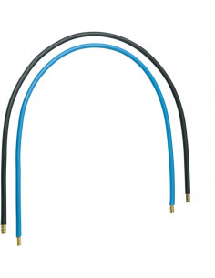 Jeu 2 conducteurs 16 mm² bleu + noir longueur 800mm HAGER KC816