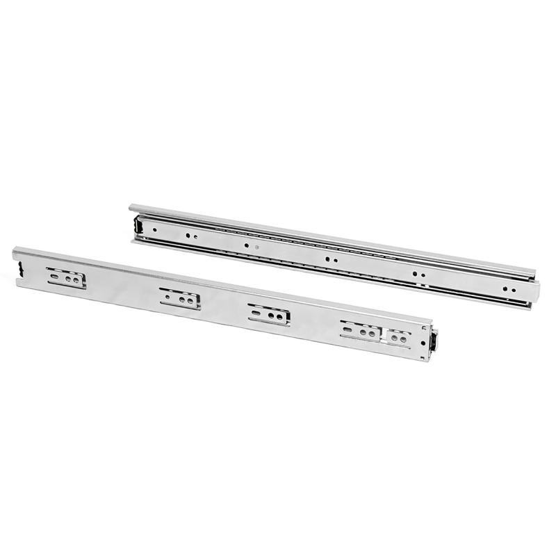 Paire de coulisses a billes pour tiroirs à sortie totale hauteur 45 mm EMUCA 4177105