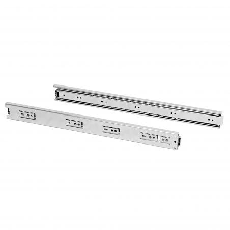 Paire de coulisses a billes pour tiroirs à sortie totale hauteur 45 mm EMUCA 4177105