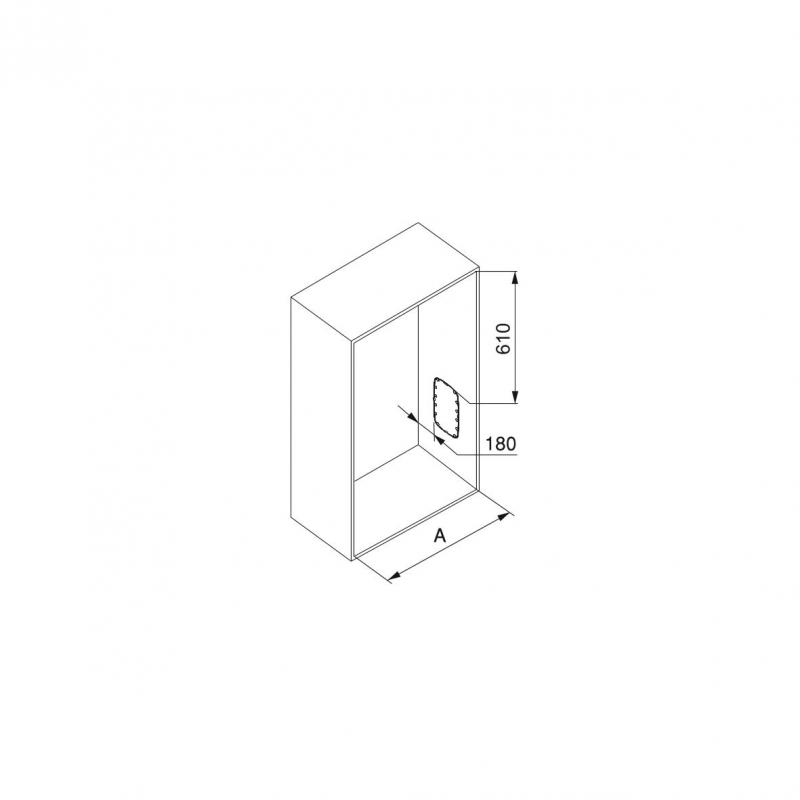 Penderie rabattable pour armoire Sling EMUCA 7030011