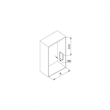 Penderie rabattable pour armoire Sling EMUCA 7030152