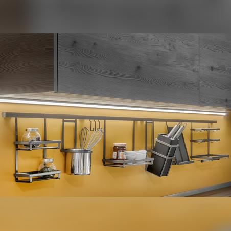 Porte-couverts de cuisine Titane EMUCA 8965035