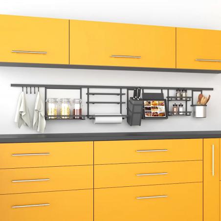 Porte-couverts de cuisine Titane EMUCA 8965035