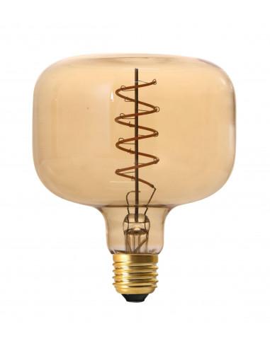 Lampe déco OVALE E27 LED 3,5W 2200K 190lm, Cl.énerg.G, 25000H, dimmable, ambrée ARIC 20110