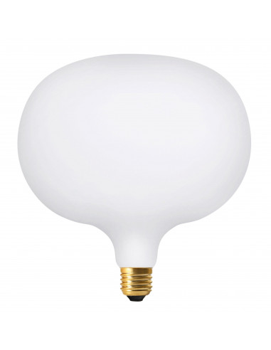 Lampe déco COBBLE E27 LED 4,1W 2700K 320lm, Cl.énerg.G, 25000H, dimmable, opale ARIC 20113