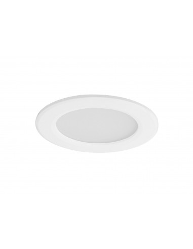 Spot FLAT-ISO-Downlight IP20/65 recouvrable fixe blanc LED 8W 860lm 3000/4000K(CCT) ARIC 50918