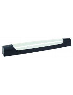 MAUD SYM 00 Réglette IP44 IK07 Vol.2 LED intég. 6W 4000K 700lm, noire ARIC 53088