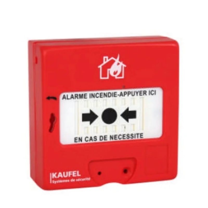 Alarme incendie - Déclencheur manuel à membrane déformable rouge 7TCA097010R0064 KAUFEL 534115