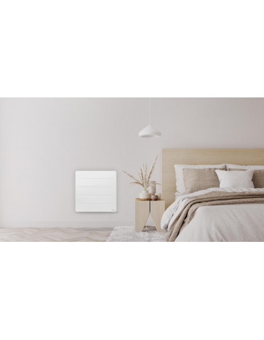Radiateur connecté Nirvana Neo horizontal 1000W blanc  ATLANTIC 529916